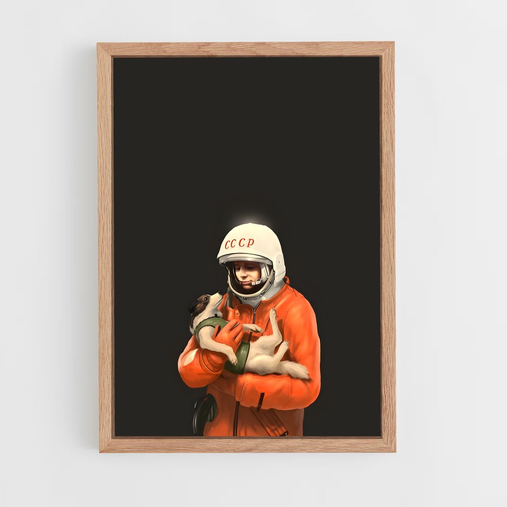 Poster L'Aventure Canine – affiche Astronautes (vue 4)